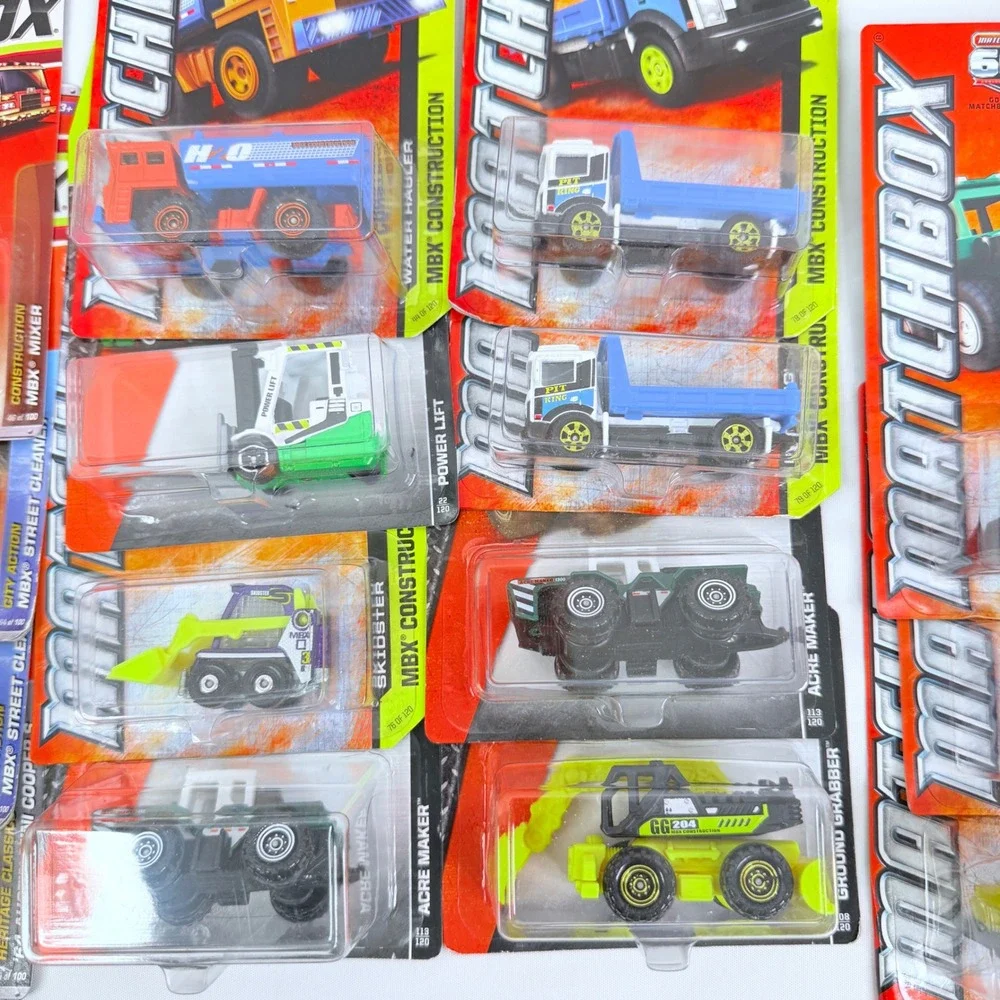 Matchbox Diecast Car Lot 18pc Construction City Action 64 Austin Mini Cooper S